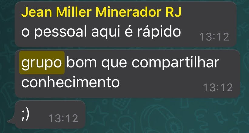 Depoimento de membro