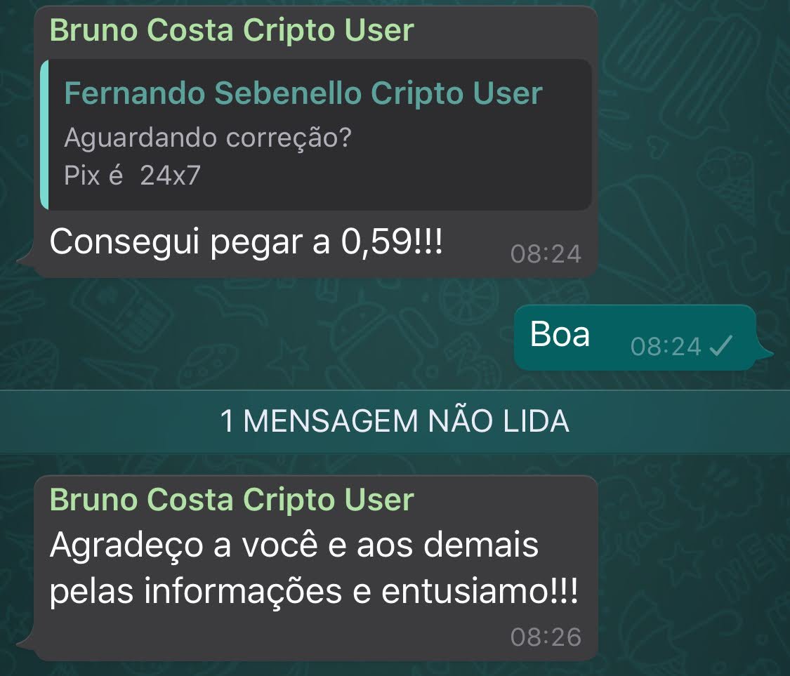 Depoimento de membro