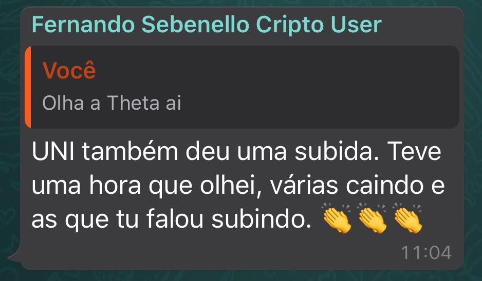 Depoimento de membro