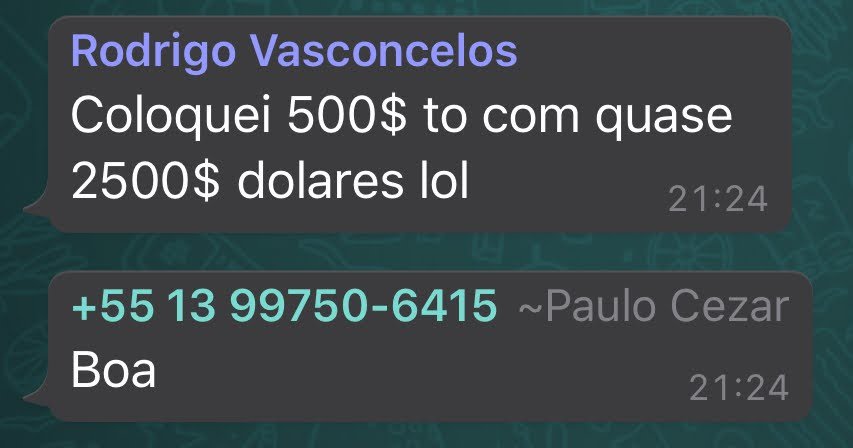 Depoimento de membro