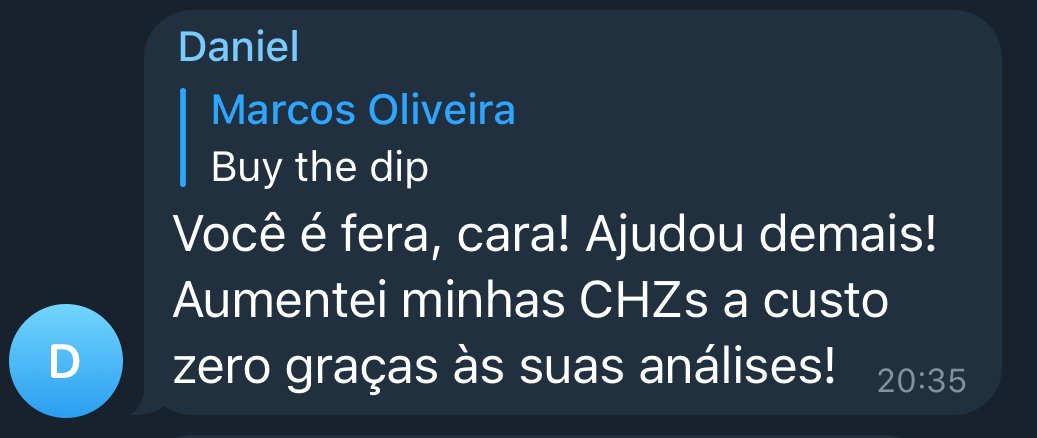 Depoimento de membro