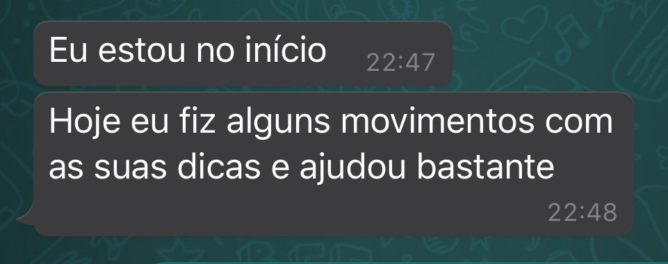 Depoimento de membro