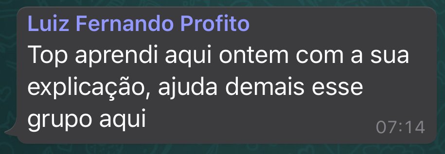Depoimento de membro