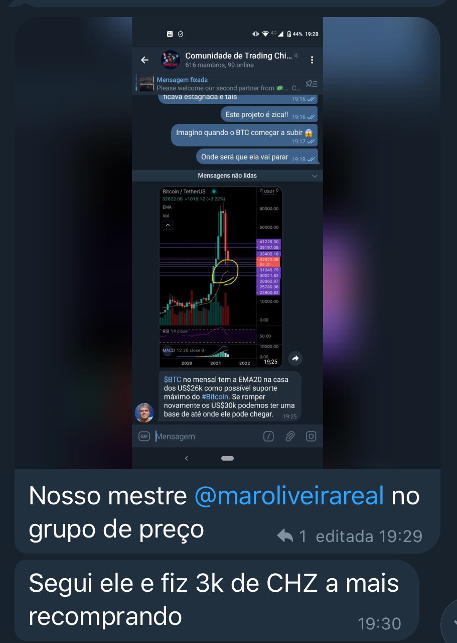 Depoimento de membro