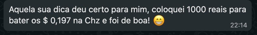 Depoimento de membro